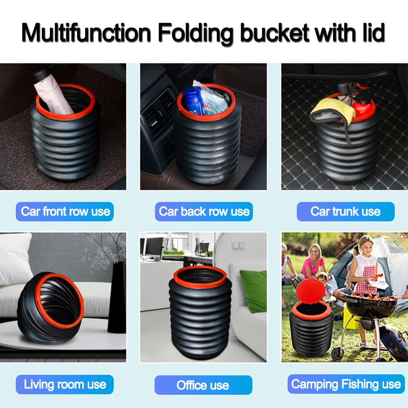 Складной автомобильный зонт ведро мусорная корзина для воды аксессуары кемпинга