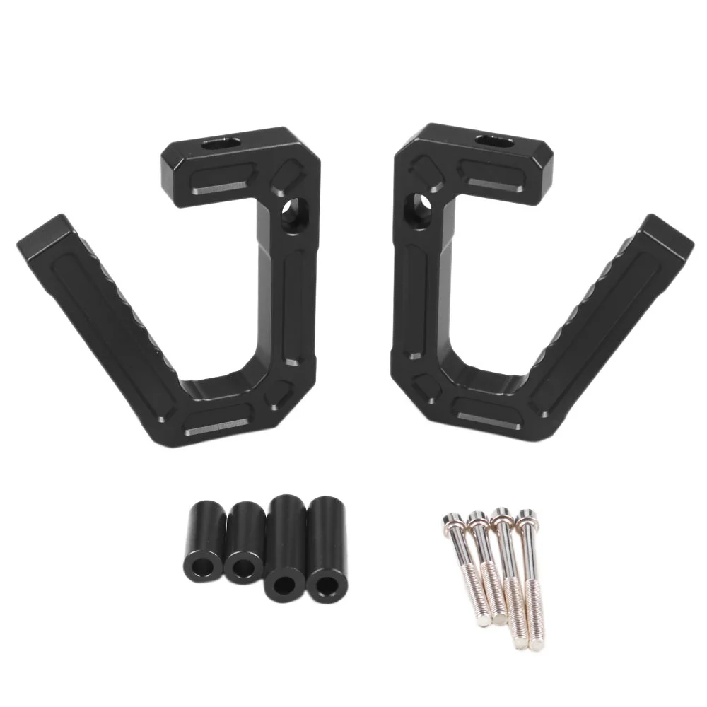 1 пара передних ручек с ЧПУ алюминиевая ручка для Jeep JK Wrangler 07-18 Sport Sahara Rubicon черный