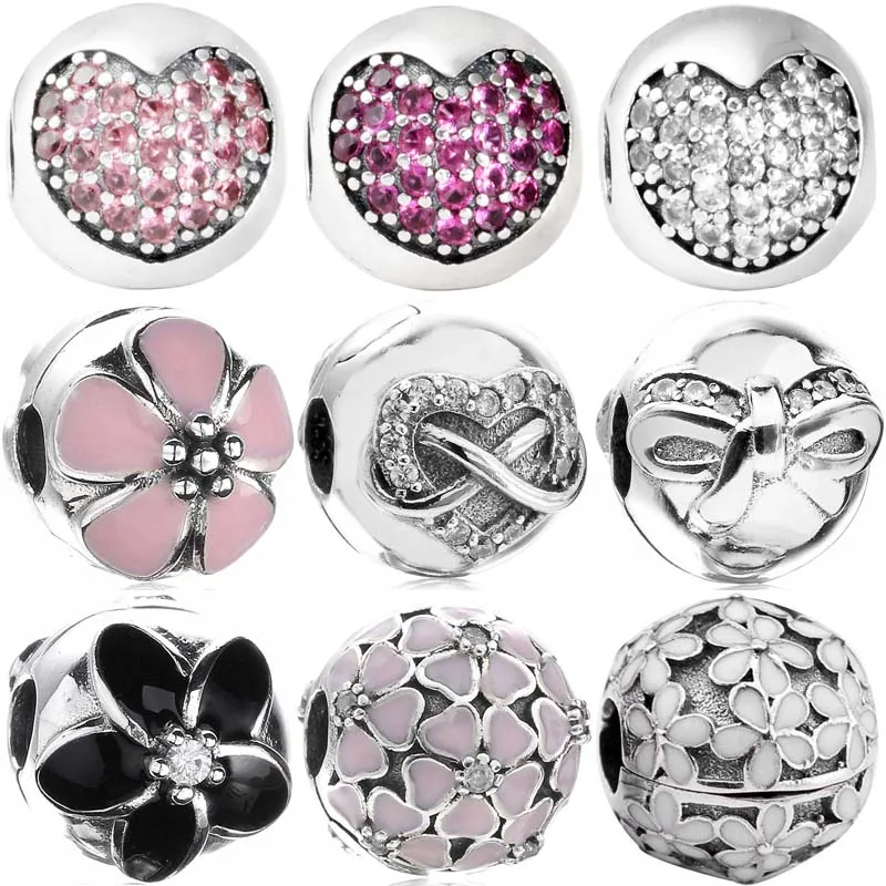 

Изящный браслет из серебра 925 пробы с романтическими цветами