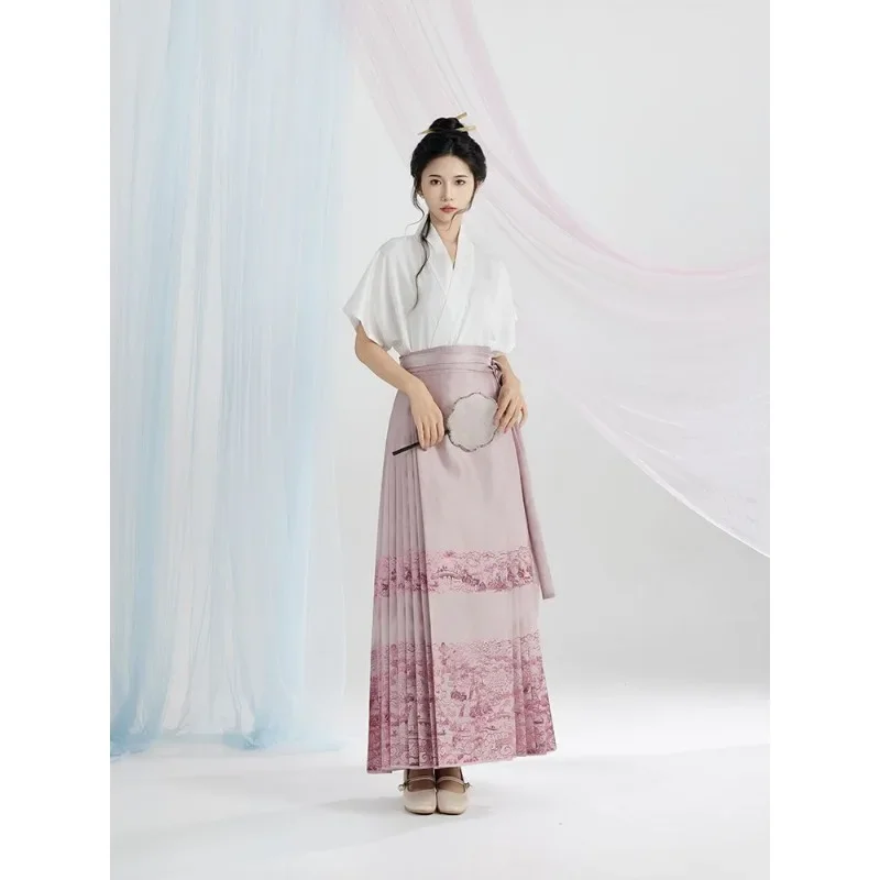 Тяжелая промышленность розовая синяя золотая тканая пряжа перламутровая юбка