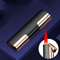 metal slim inflatable lighters windproof lighters cigarette accessories creative lighters cool gadgets gifts for men