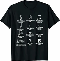 musical notes symbol definition humor funny t shirt breathable top loose casual mens t shirt s 3xl