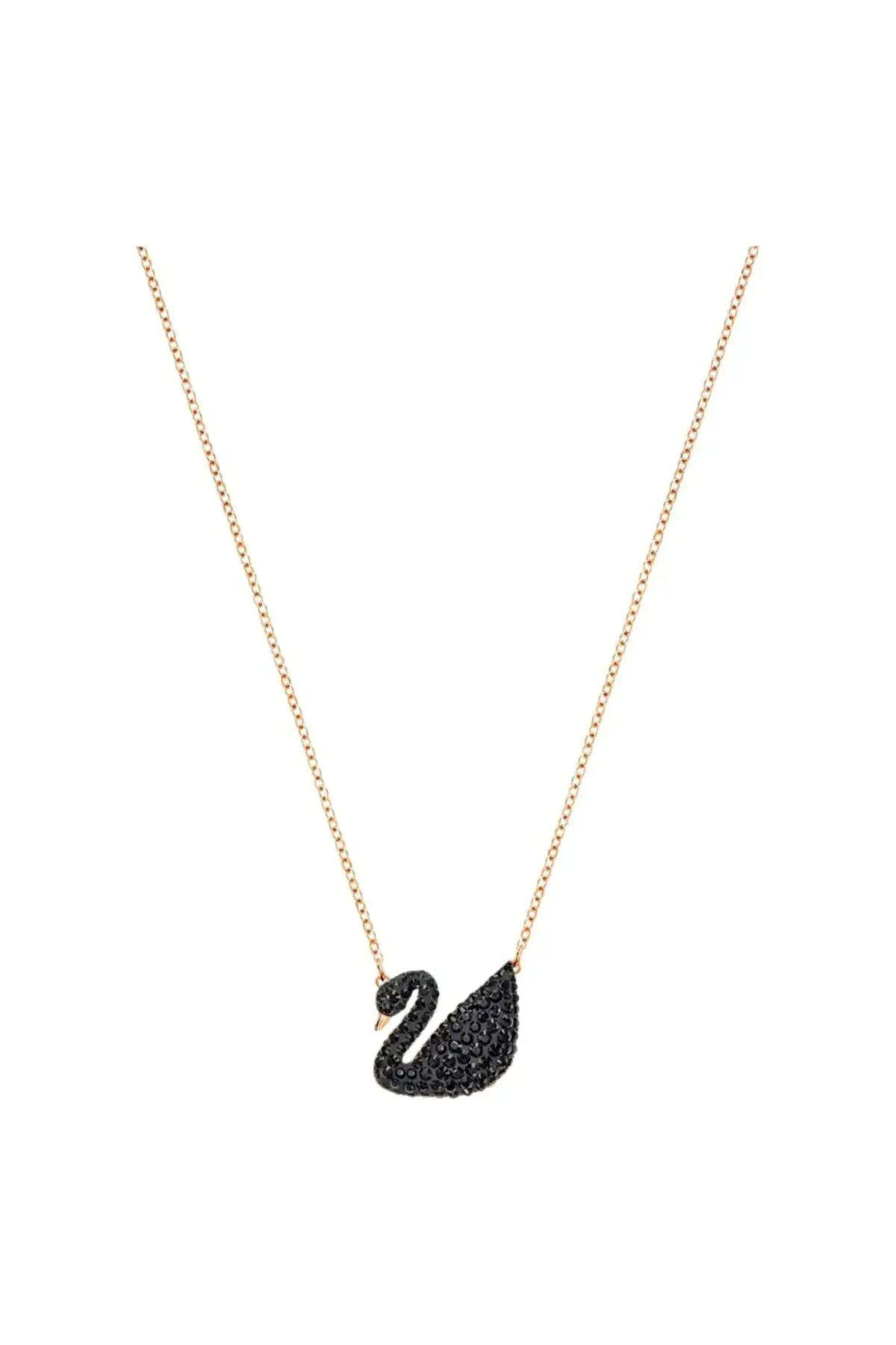 

Women's Fashion Jewelry Necklace Women's Black Iconic Swan Necklace 5