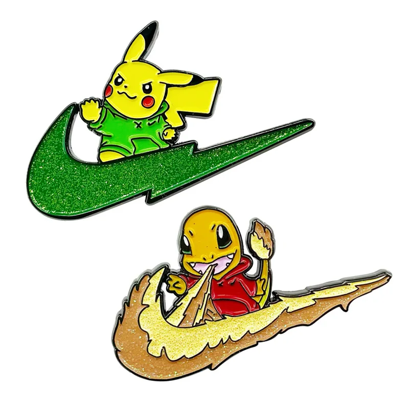 

Cute Anime Movies Pokeman Hard Enamel Pin Lapel Pins Japanese Fashion Game Brooch Badge Gifts for Fans Friends Wholesale