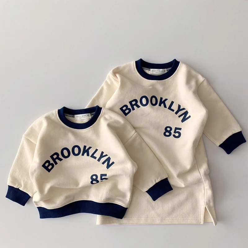 

2022 New Toddler Infant Girls Hoodies Long Sleeve Cotton Tops Kids Casual Clothes Baby Boy Sweatshirt Cute Dinosaur Embroidery