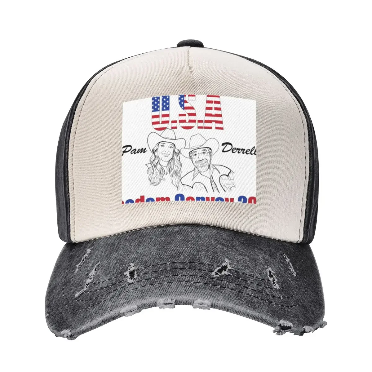 USA Freedom Convoy 2022 - Pam Бейсбольная кепка Derrell Солнцезащитный крем Хип-хоп шляпа папы