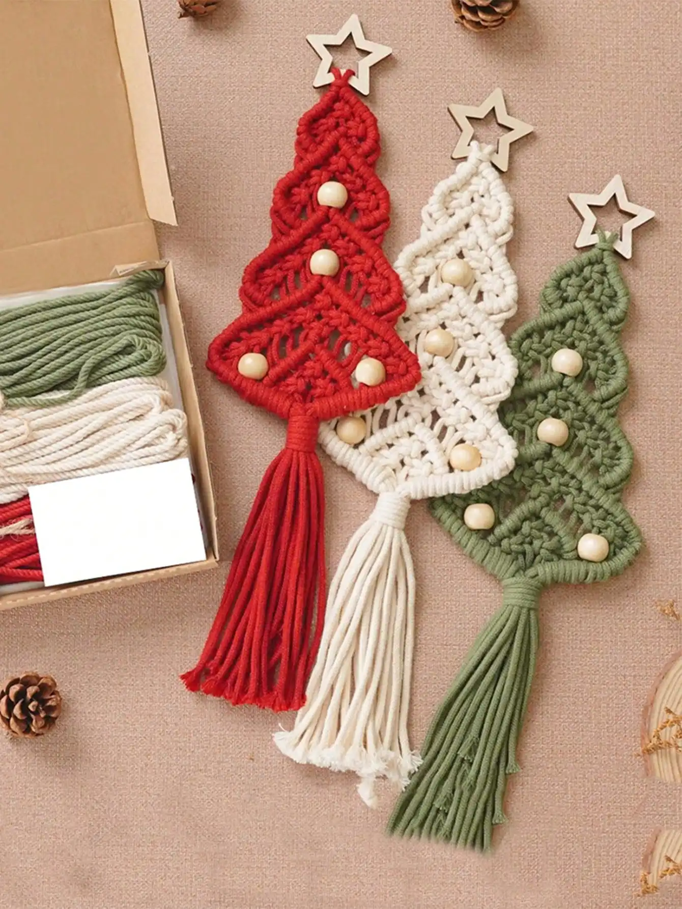 Набор Из 3 Тканей Для Рождественской Елки Своими Руками Креативный Рукоделия