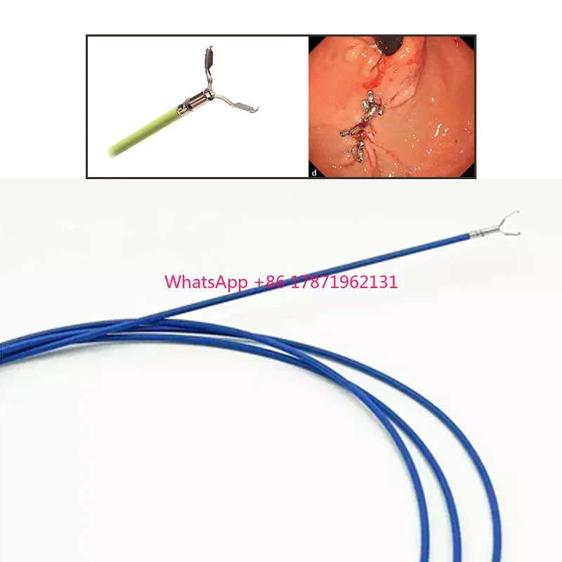 Одноразовые медицинские эндоскопические гемоклипсы зажим для гемостаза