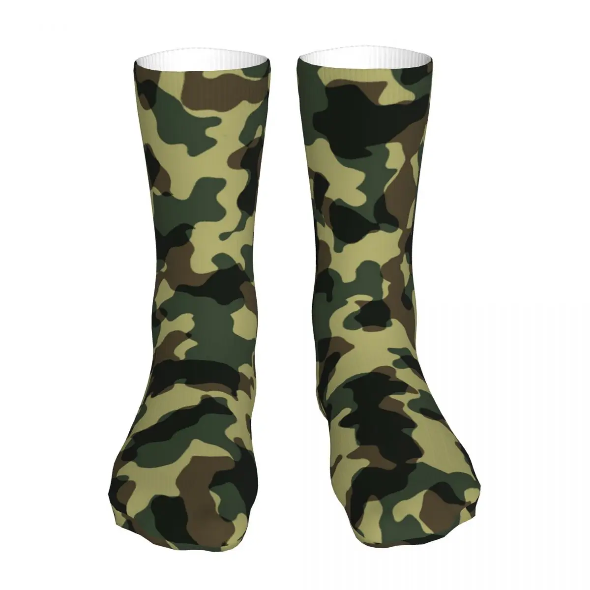 

Зеленые камуфляжные носки унисекс новинка зимние носки теплые толстые вязаные мягкие Повседневные носки