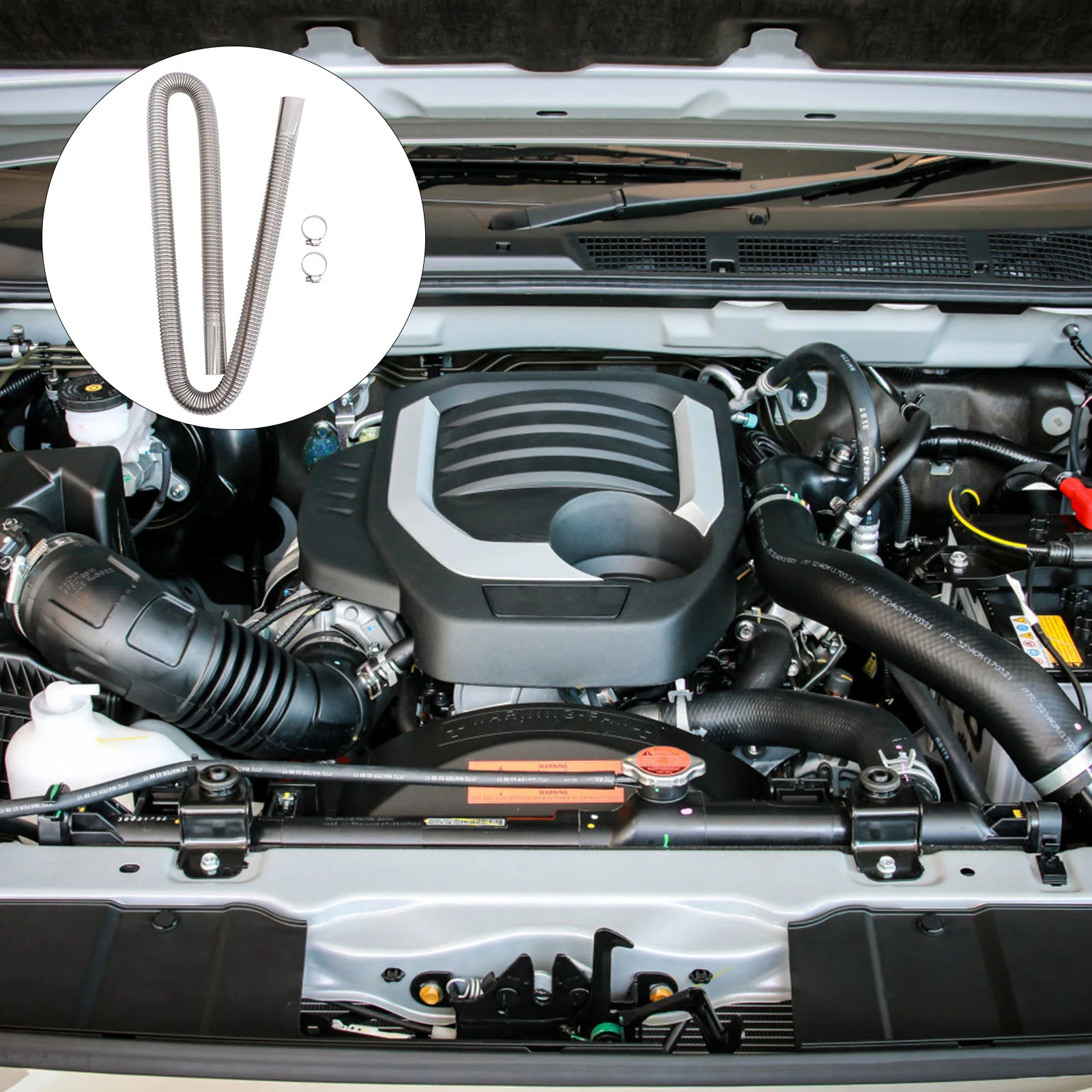 

1 Set of Flexible Exhaust Pipe Front Exhaust Pipe Metal Exhaust Pipe Car Exhaust Pipe Exhaust Pipe Adapter Escape Pipe