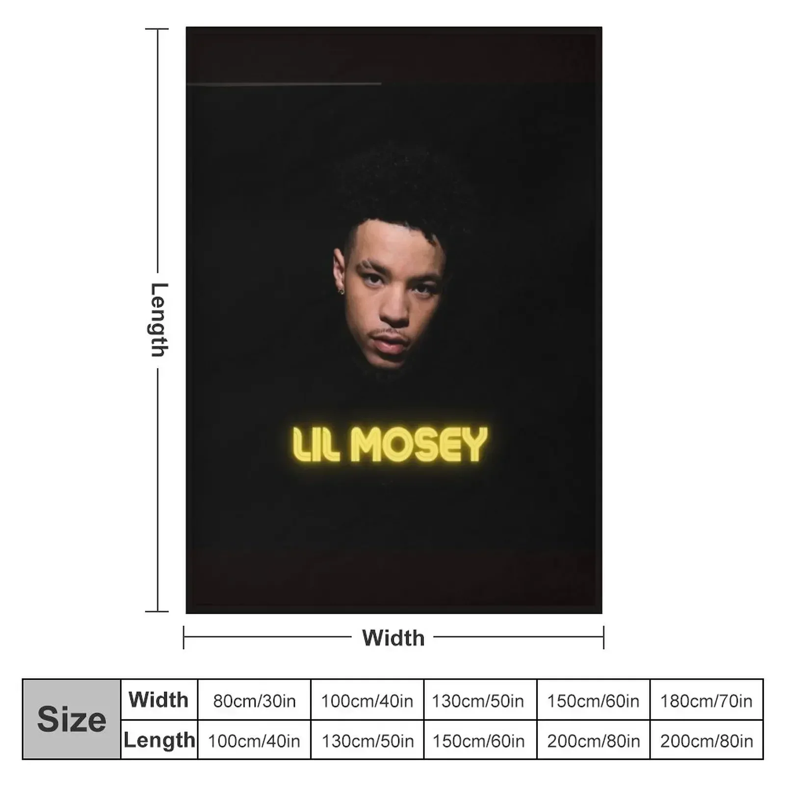 Новое одеяло Lil Mosey с фотодизайном для младенцев постельное белье одеяла