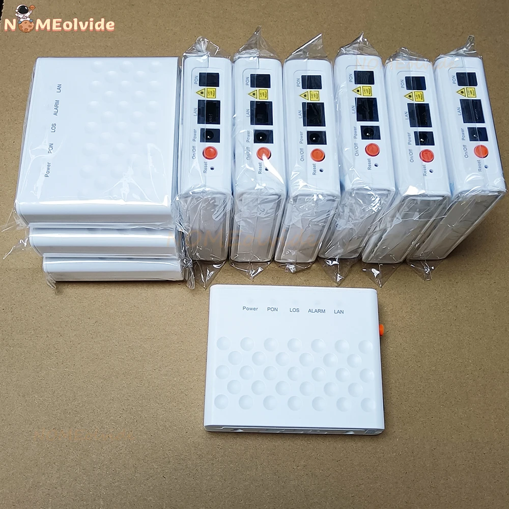10 Pz Originale Nuovo Shell V6.0 F601 1Ge Porta Router Ftth Gpon Olt Onu Modem In Fibra Versione Inglese 6.0 Terminale Onu 1Ge Porta V6.0