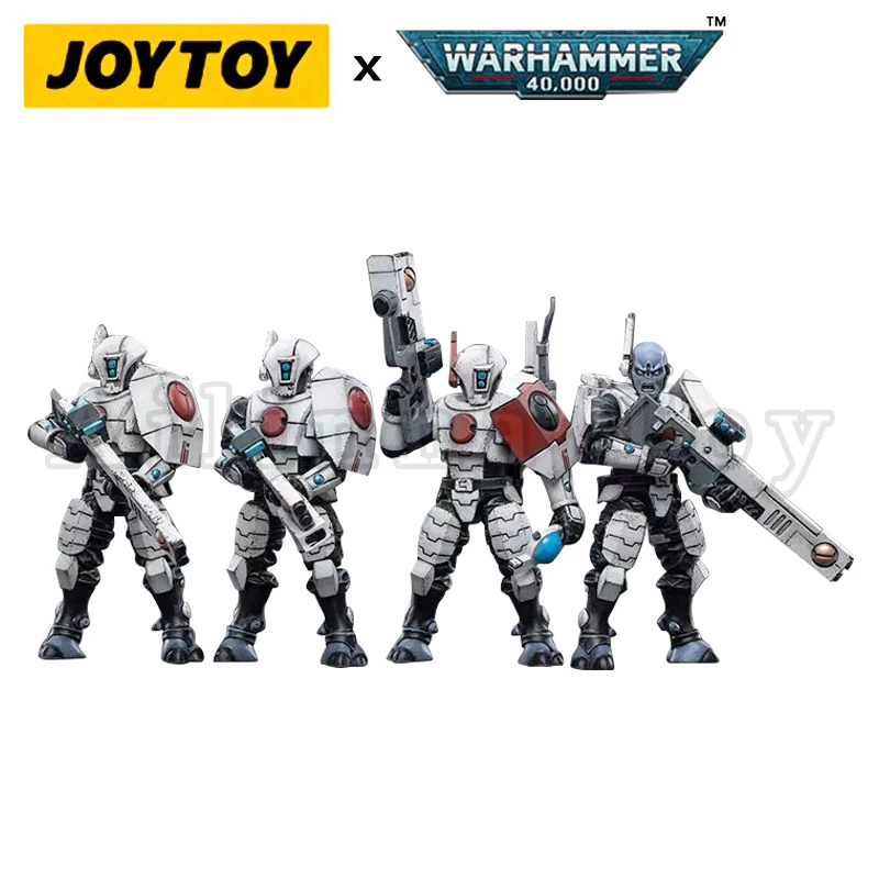 

JOYTOY 1/18 Action Figure (4PCS/SET) 40K T'au Empire Fire Warrior Anime Collection Free Shipping