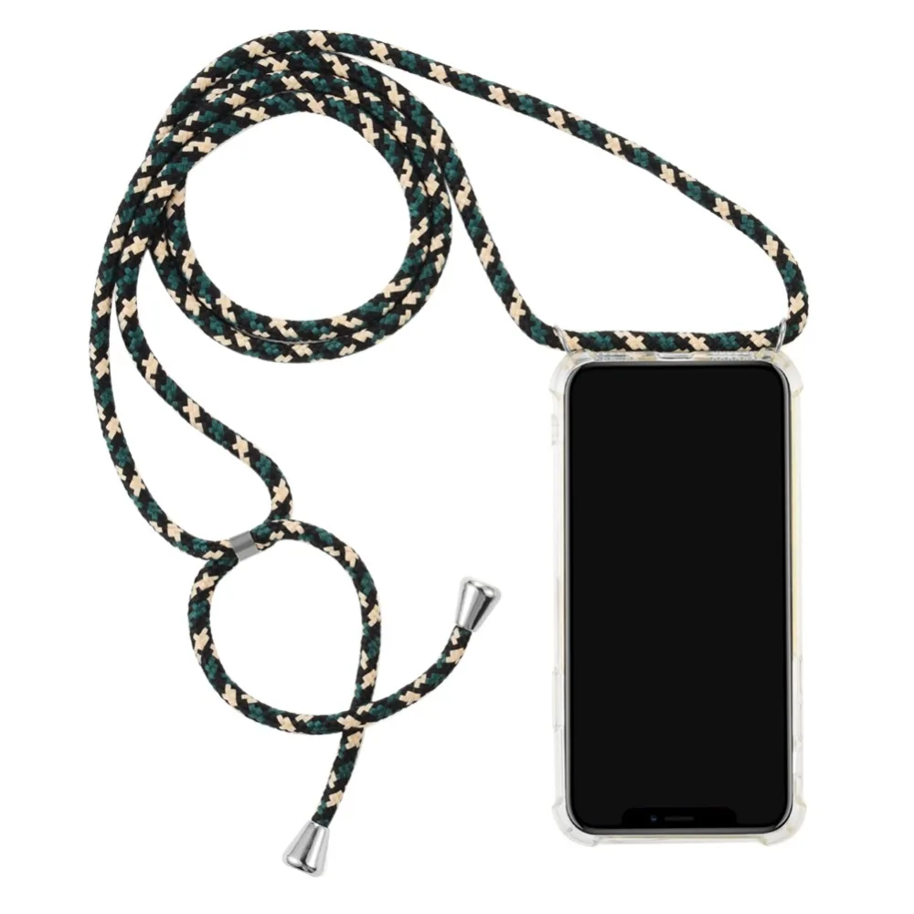 Cell Phone Case With Lanyard Necklace Shoulder Neck Strap Rope Cord For Xiaomi Mi 12 11 10T 9 10 Lite 5G Redmi Note 10S pro 9S