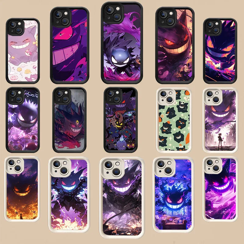 Чехол WB-23 Pokémon-Gengar белый ступенчатый чехол из ТПУ для Huawei Pura70 mate50 P60 50 40 nova 11 10 9 Y90 Pro