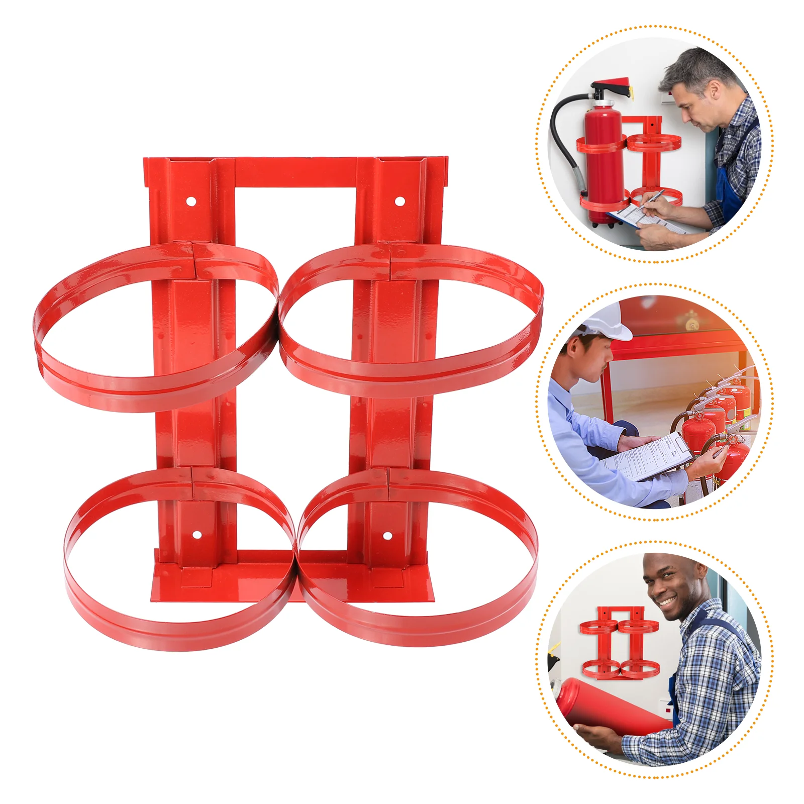 

Fire Extinguisher Wall Mount Rack Hook Bracket Hanger Hanging Boat Iron Mounting Holder