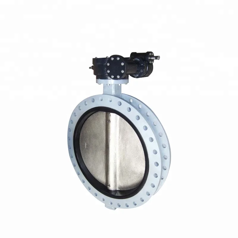 

36" DN900 Double Flange Type Butterfly Valve PN10 PN16 Ductile Iron Body Ductile Iron Nickel Plate Disc Stainless Steel410 Shaft