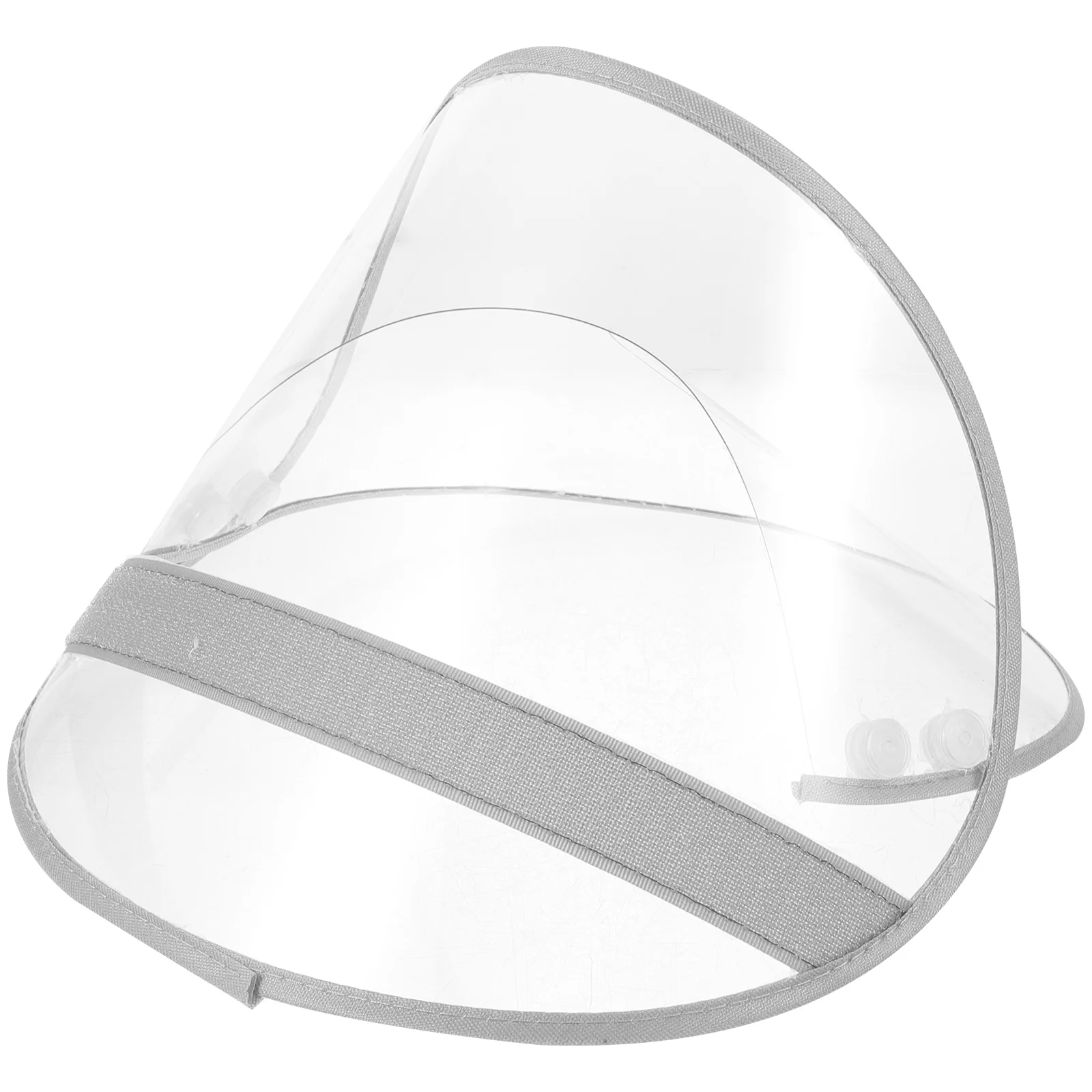 

Rain Protection Brim Raincoat Bonnet Hat Supply Transparent Cap Shield Face Protector