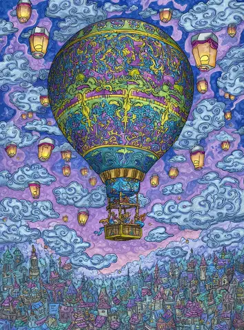 Набор для картины по номерам PhotoCustom "Пейзаж"