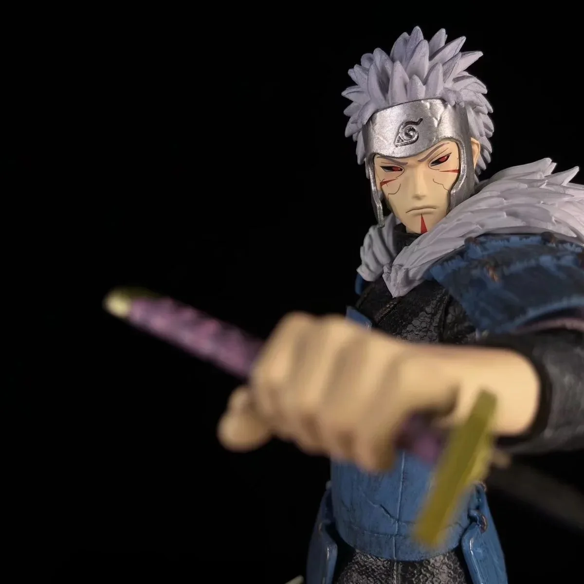 Фото 38 см аниме Senju Tobirama Battle Susanoo Ver. Фигурка из ПВХ, коллекционная модель статуи, детские игрушки, куклы, подарки №4