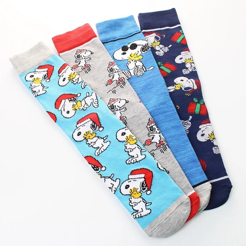 Носки Snoopy с мультяшными героями аниме персонажи Снупи персональные носки