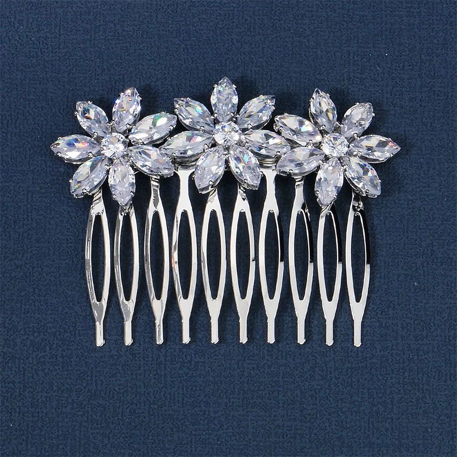 Новые блестящие женские гребни для волос головной убор элегантные аксессуары -