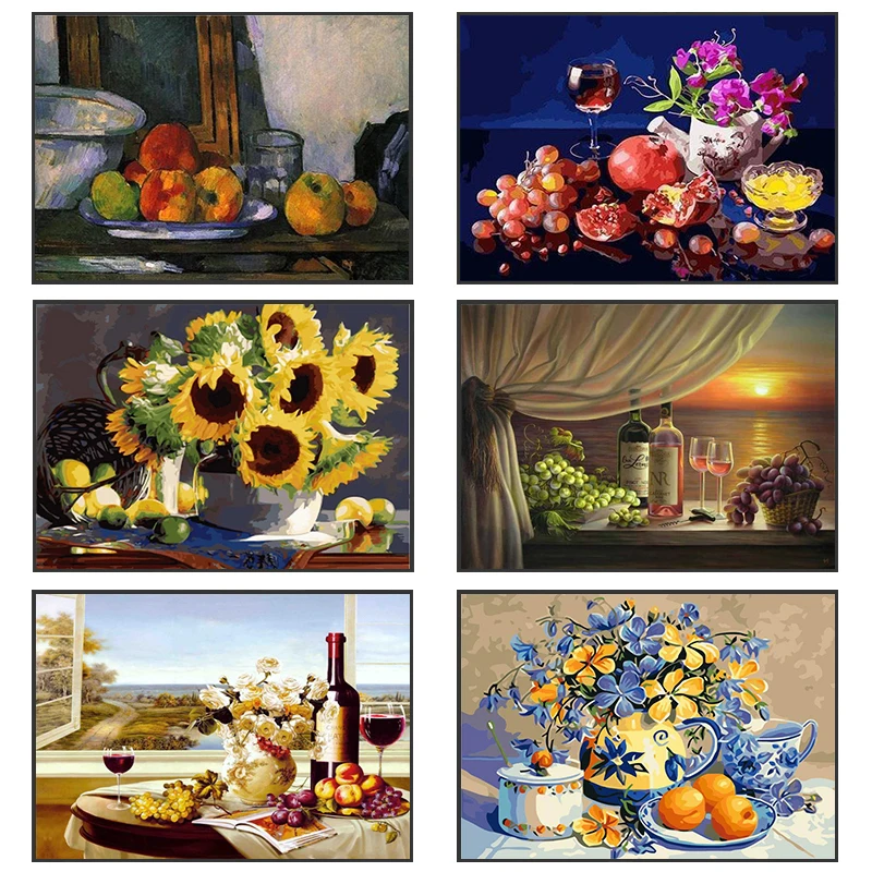 

Натюрморт в стиле фруктов, Цветочная эстетика, Картина на холсте, Настенная картина, плакаты, принты, подходит для гостиной, домашний художе...