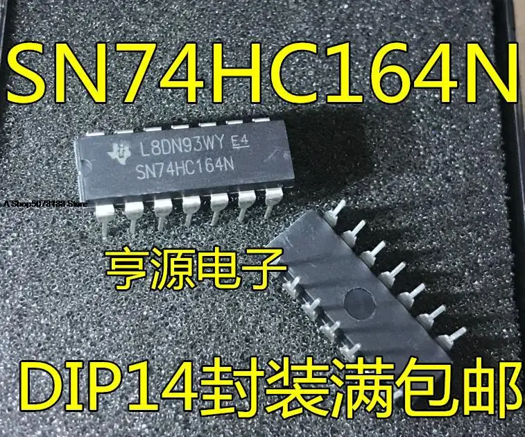 

100pieces 74HC164 74HC164N SN74HC164N DIP-14 8SIPO