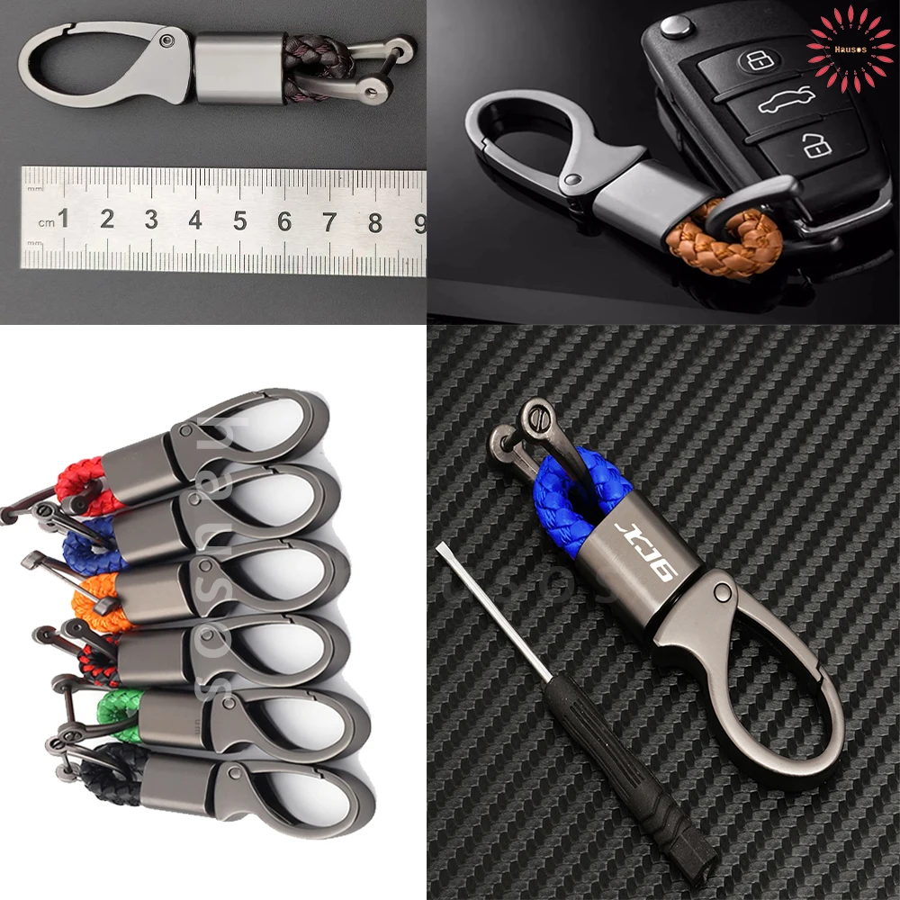 Для Yamaha XJ6 N/XJ6 DIVERSION плетеный веревочный брелок для ключей металлическая цепочка