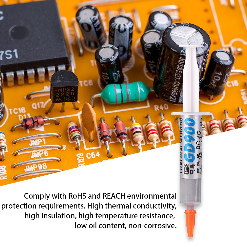 

7g Thermal Conductive Grease Paste for CPU Cooling Heatsink Silicone Plaster SA