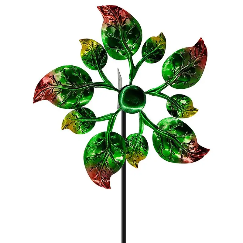 

Iron Windmill Kinetic Outdoor Metal Wind Spinners Lawn Ornament Windmills Decorations For Yard Garden Outside