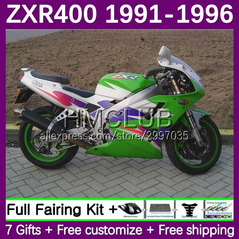 

ZXR400 For KAWASAKI NINJA ZX-4R ZXR-400 ZX4R 1991 1992 1993 1994 1995 1996 68No.0 ZXR 400 91 92 93 94 95 96 Fairing Gloss Green