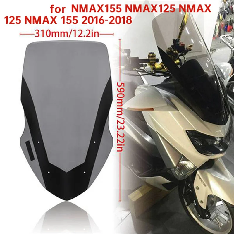 Дефлектор лобового стекла мотоцикла для NMAX155 NMAX125 NMAX 125 NMAX 155 2016-2018, крышка переднего лобового стекла (art.: 3920d119d7abe) - 3920d119d7abe