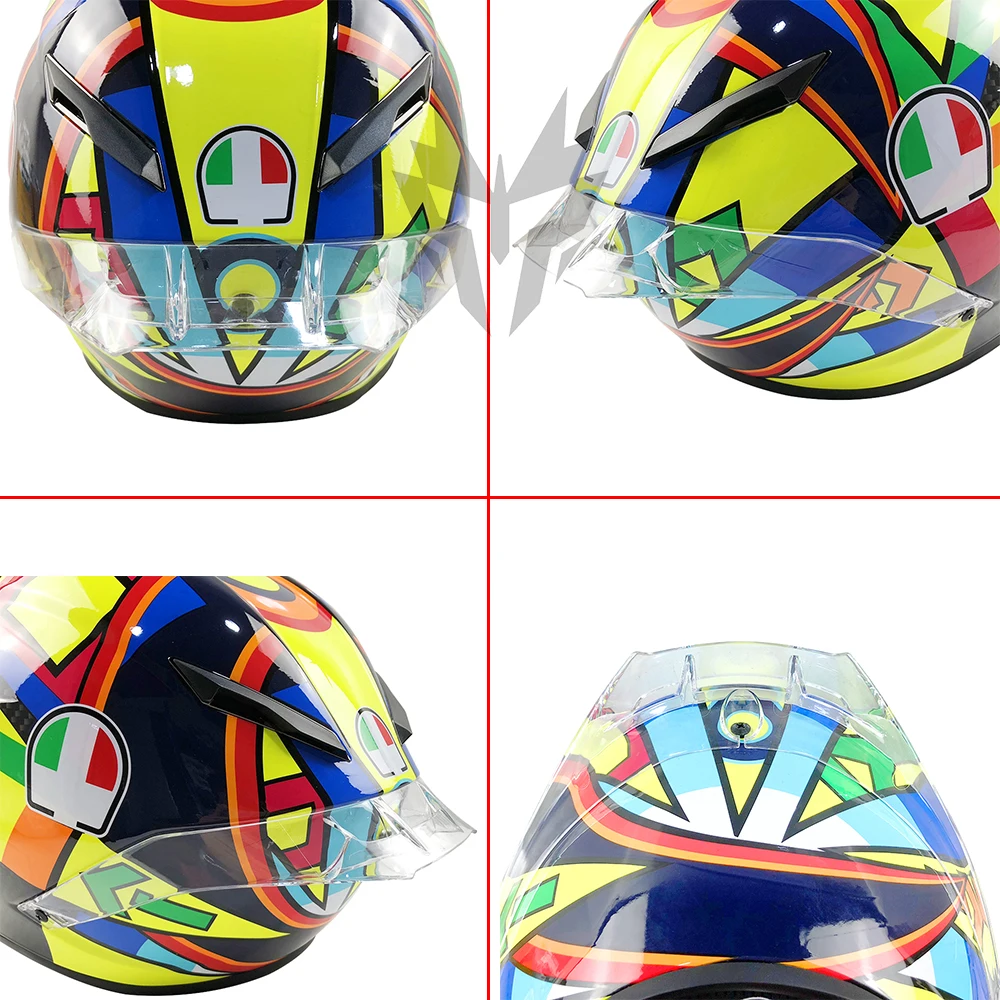 Аксессуары для шлема красочный спойлер мотоциклетного AGV Pista GP R/GP RR на все лицо |
