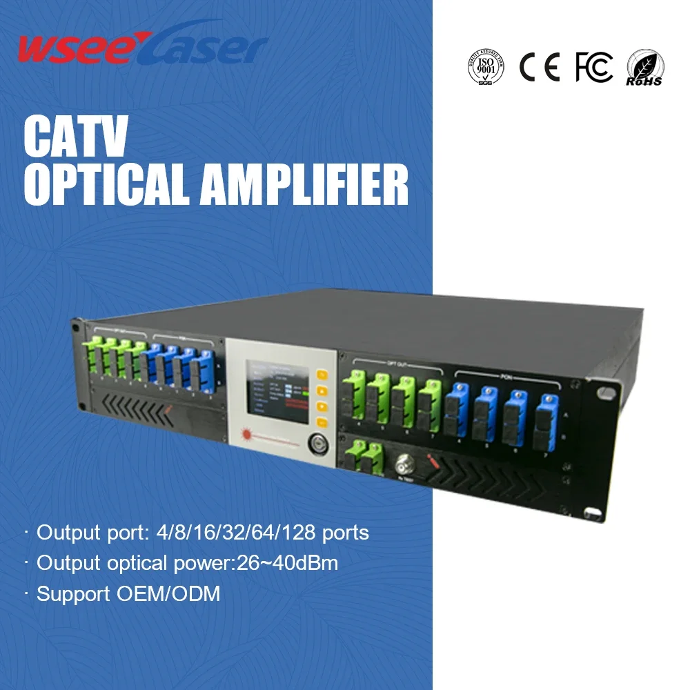 WSEE профессиональный производитель EDFA GPON OLT Network PON WDM1550nm dbc высокой мощности WDM 4