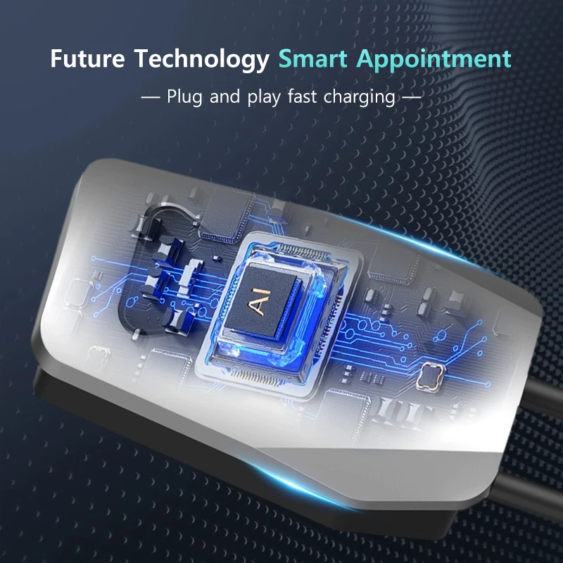 QIAO Home Flex EV Зарядное устройство 7 кВт 11 16 А 32 проводная станция быстрой зарядки