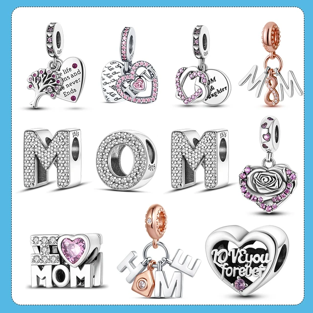 2022 Mother Day Love charm Family Tree Mom pendant Charms Beads Fit Original Brand Bracelet For Women mother Jewelry Gift 1