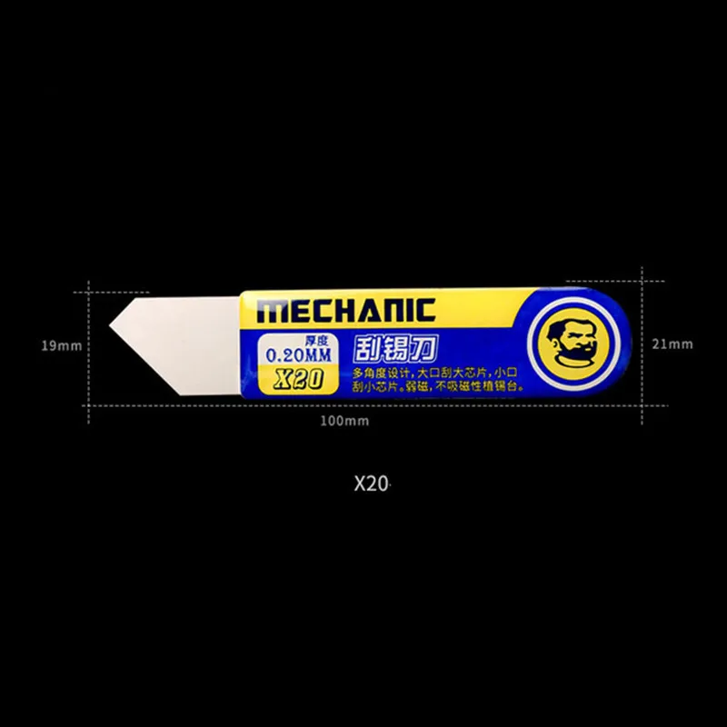 

Скребок для пайки Mechanic X20 и X22, инструмент для ремонта