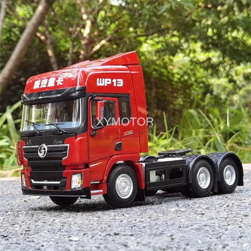 1/24 Shaanxi Automobile Delong X3000 WP13 Модель головы трактора Автомобиль Игрушки Коллекция