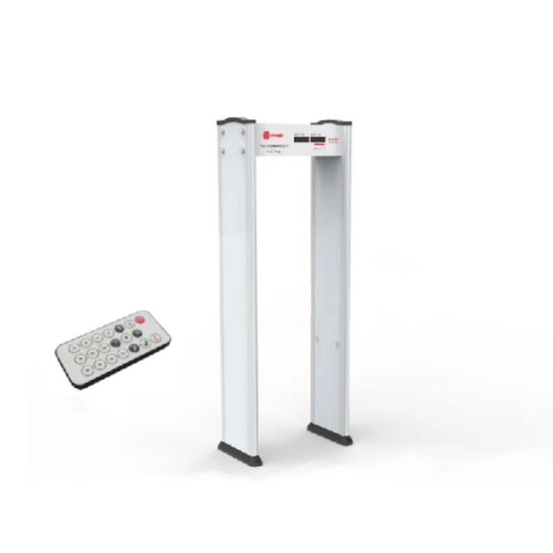

Good quality digital tube display 6/12/18 zones walk throguh metal detector security gate for railway station