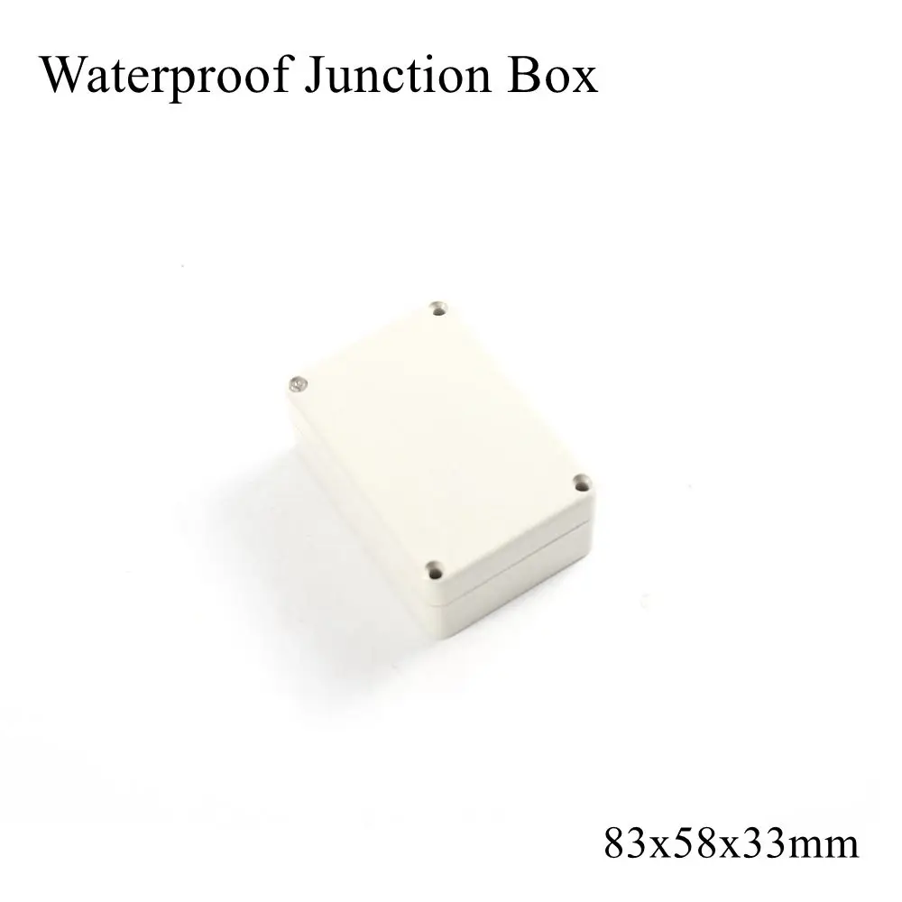 83x58x33 мм распределительная коробка IP65 ABS водонепроницаемый пластиковый корпус коробки проект чехол для инструмента наружное кабельное соединение Электрический