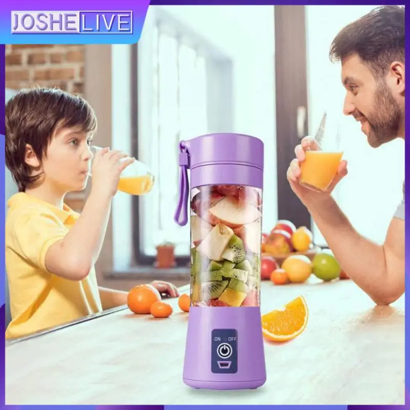 

Shake Take Electric Juicer Juice Cup 6 Blades Food Grade Materials Mini Cup Bottle Kitchen Appliance Fresh Fruit Juice