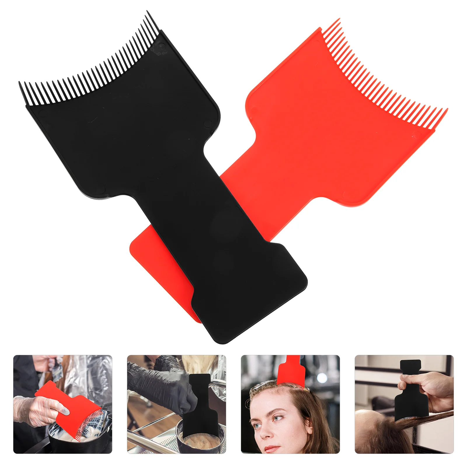 

2pcs Hair Highlights Boards DIY Hair Coloring Tools Coloring Hair Boards Paddle Boards