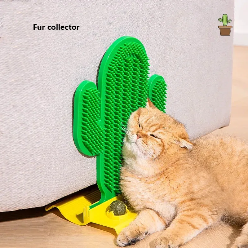 

Cat Scratching Brush Hair Collector Self Hi Teasing Cat Toy