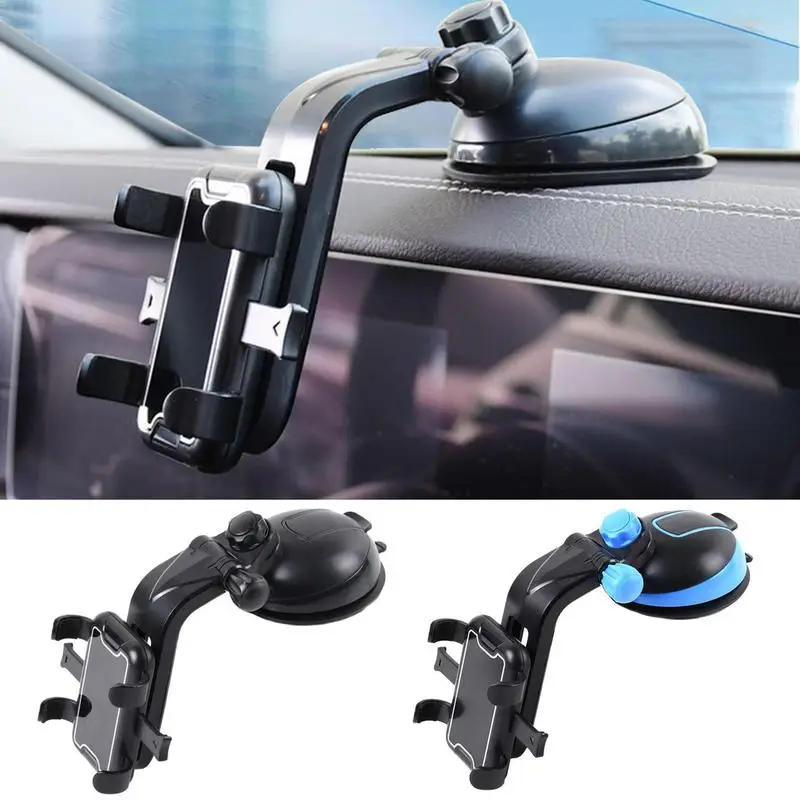 

Dashboard Phone Stand For Car Suction Cup Cell Phone Holder Stand Compatible With All Cellphone Thick Case Big Phone Friendly