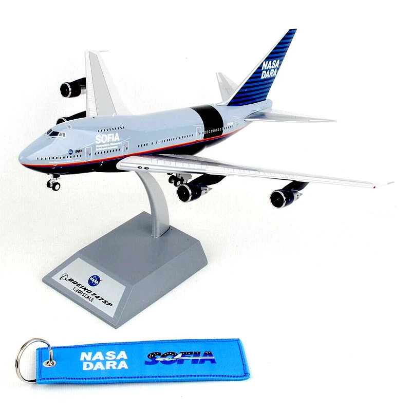 Отлитый под давлением скальеф 1/200 модель самолета B747SP N145UA SOFIA воздушно-капельная