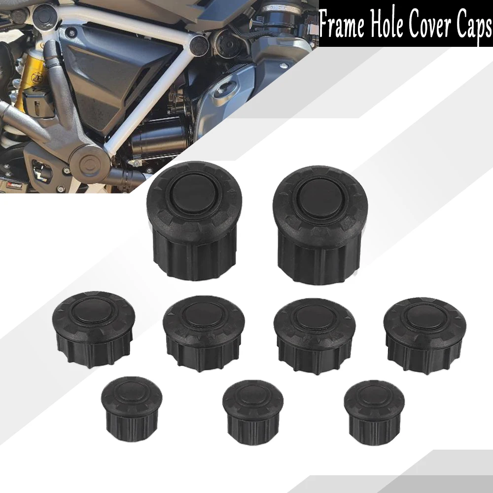 

For BMW R1250GS LC R1250GS R1200GS Adventure adv 2019 Frame Hole Cover Caps Plug Decorative Frame Cap Set Motorcycle Accessories