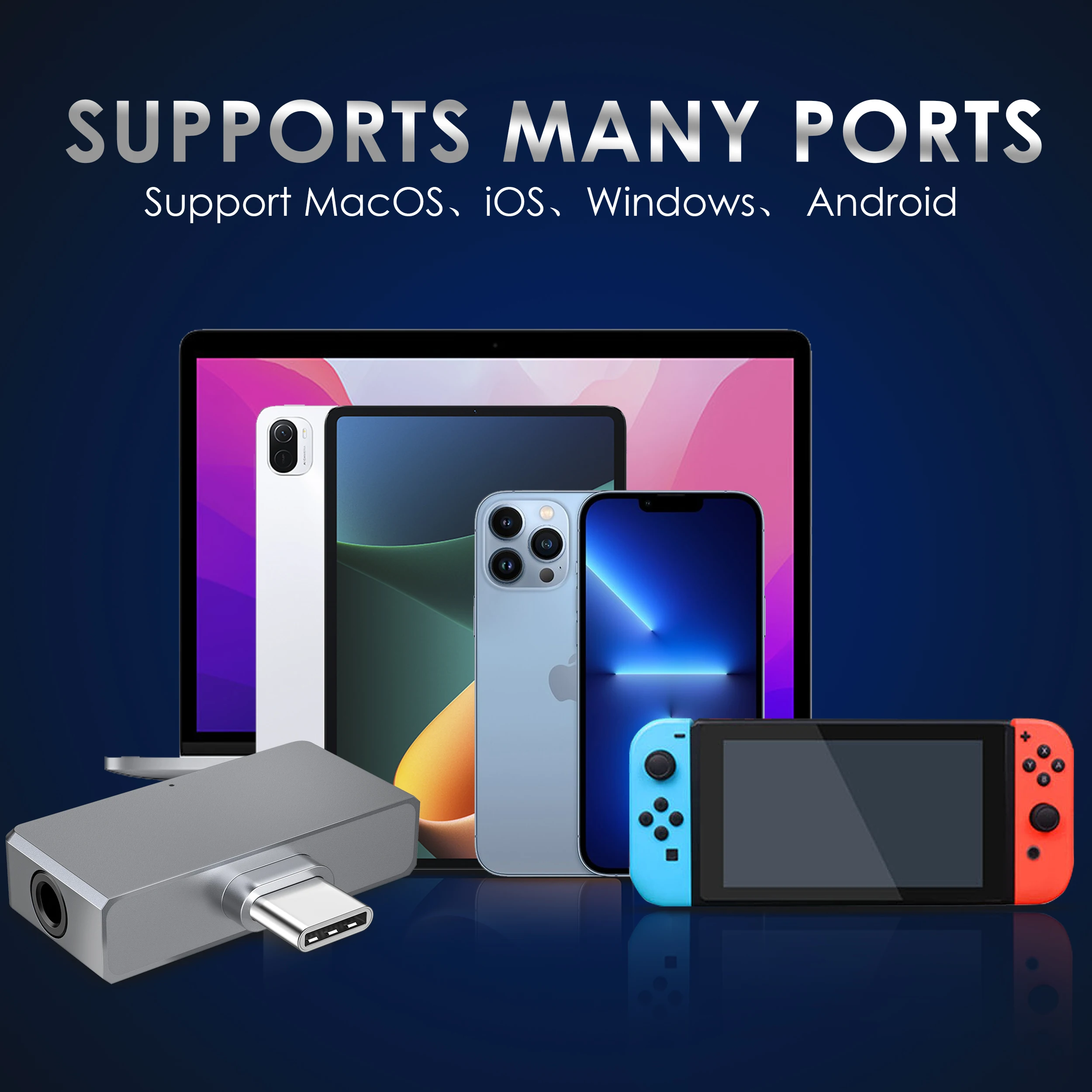 Reiyin MCA1 DAC Type-C to Toslink оптическая гарнитура 3 5 мм 192 кГц 24 бит аудио адаптер ПК