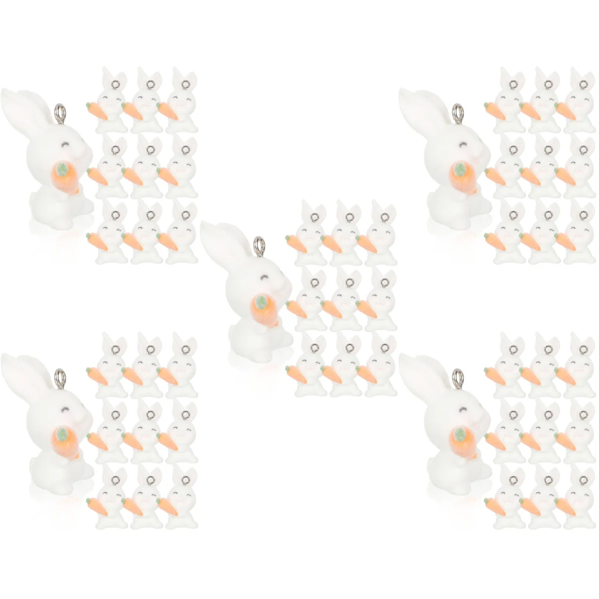 

50 pcs Necklace Charms Cute Charm Bracelet Necklace Charm Earrings Keychain Charm