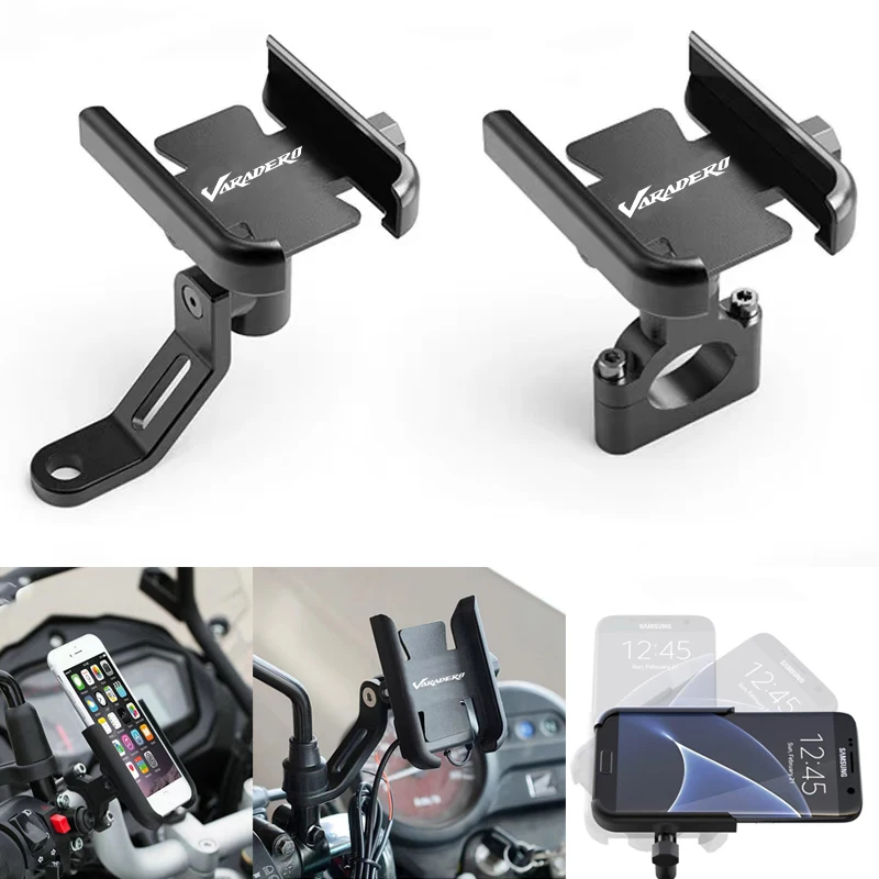 

For HONDA VaraderoXL1000 Varadero XL1000 125 Accessories Motorcycle Handlebar Mobile Phone Holder GPS Stand Bracket